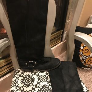 Black DV Riding Boots